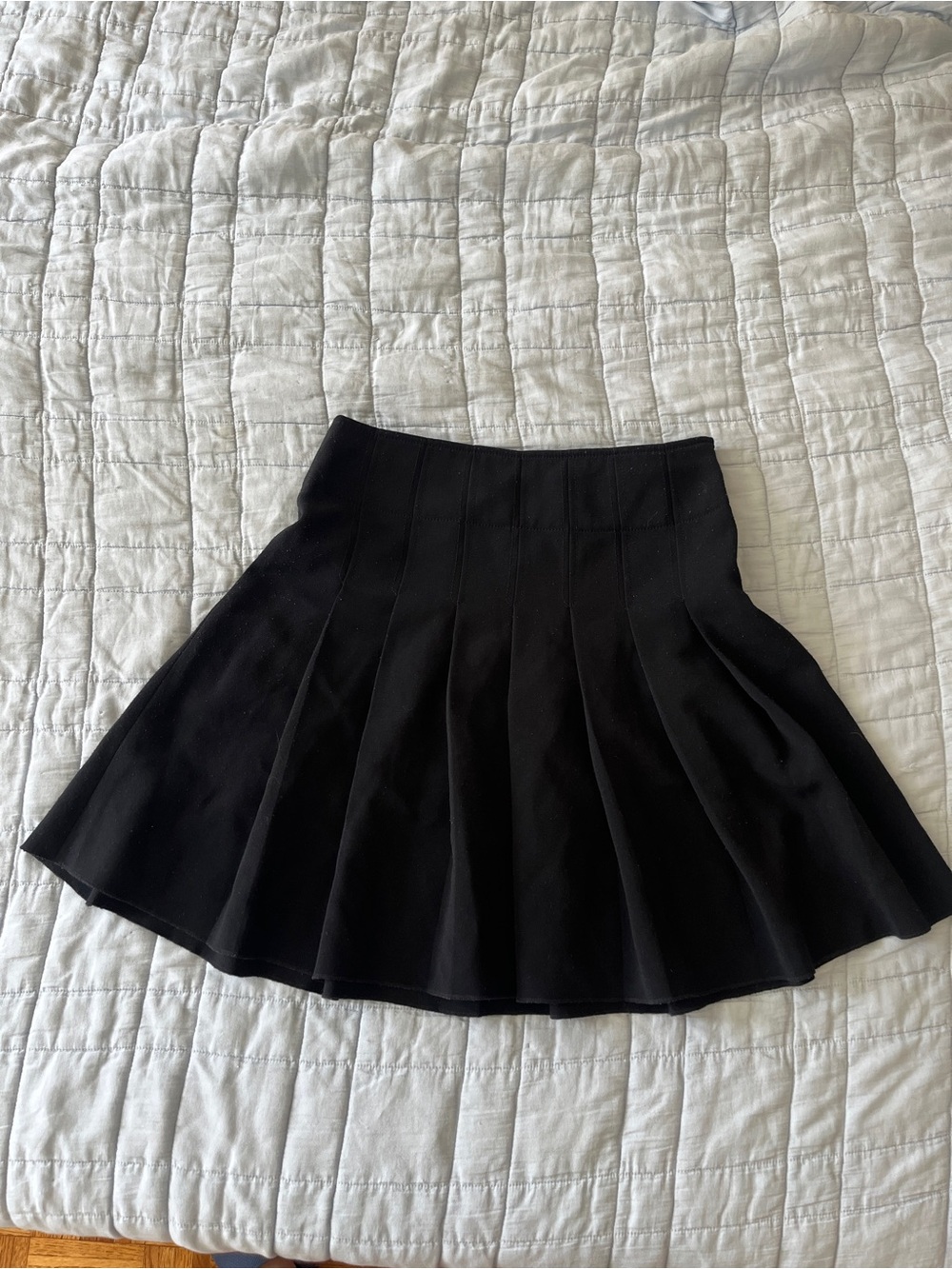 A.P.C. Black Flared Circle Skirt